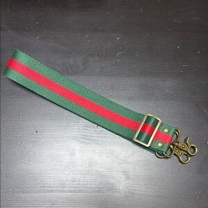 Green and Red Stripe Adjustable Str